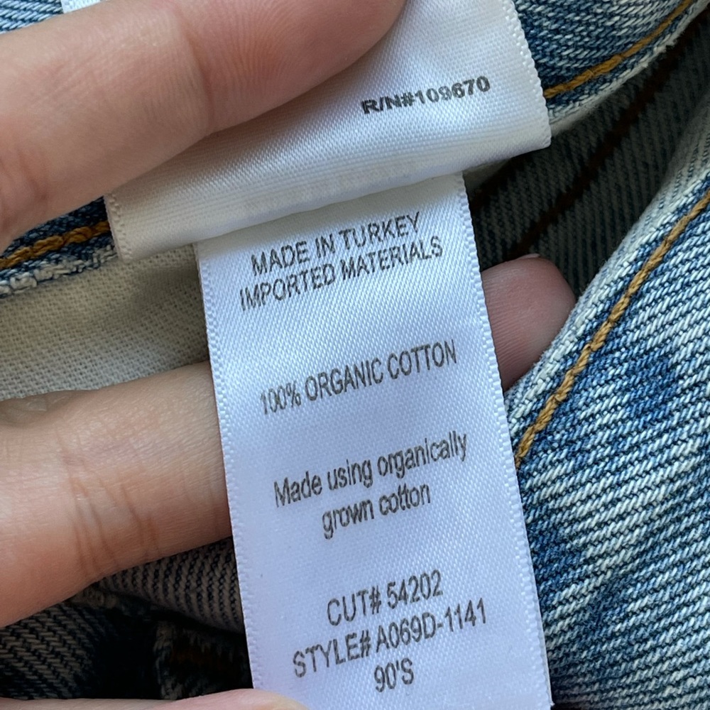 AGOLDE 90's Mid Rise Loose Fit Jeans In Snapshot Size 23 - Picture 6 of 7